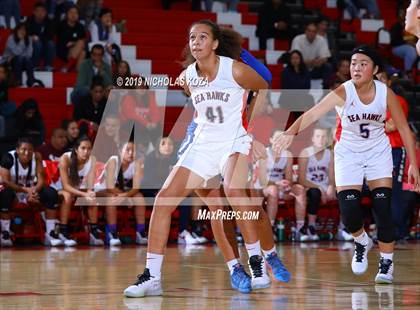 Thumbnail 1 in Serra vs. Redondo Union (Battle at the Beach) photogallery.
