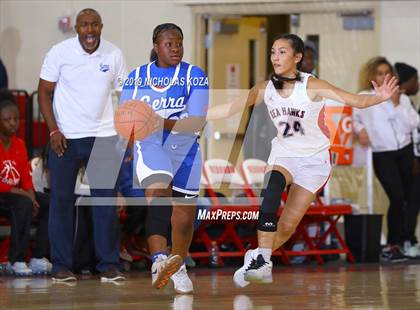 Thumbnail 2 in Serra vs. Redondo Union (Battle at the Beach) photogallery.