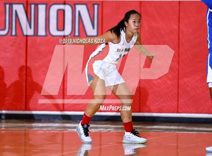 Thumbnail 3 in Serra vs. Redondo Union (Battle at the Beach) photogallery.