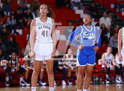 Thumbnail 2 in Serra vs. Redondo Union (Battle at the Beach) photogallery.