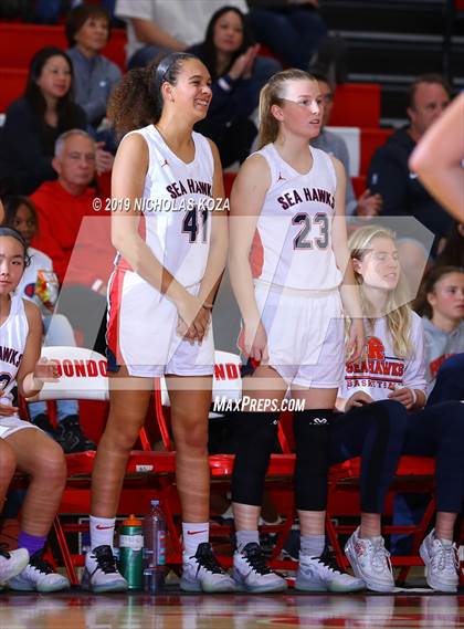 Thumbnail 3 in Serra vs. Redondo Union (Battle at the Beach) photogallery.