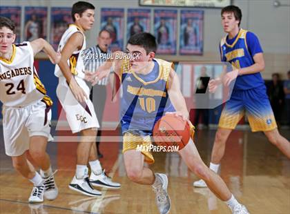Thumbnail 2 in Johnsonburg vs. Elk County Catholic (PIAA District IX A Semifinal) photogallery.