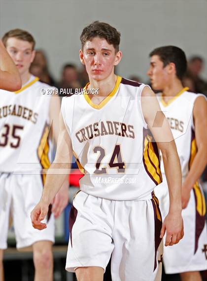 Thumbnail 1 in Johnsonburg vs. Elk County Catholic (PIAA District IX A Semifinal) photogallery.