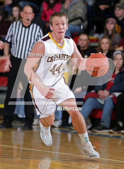Thumbnail 1 in Johnsonburg vs. Elk County Catholic (PIAA District IX A Semifinal) photogallery.