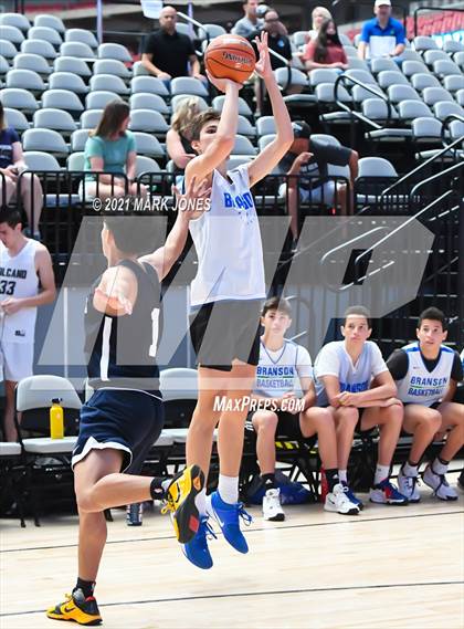 Thumbnail 1 in Branson vs, Saugus - Section 7 Basketball Tournament photogallery.