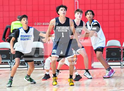 Thumbnail 3 in Branson vs, Saugus - Section 7 Basketball Tournament photogallery.