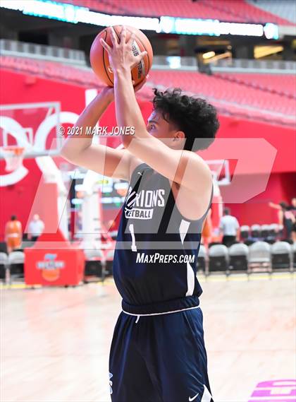 Thumbnail 2 in Branson vs, Saugus - Section 7 Basketball Tournament photogallery.