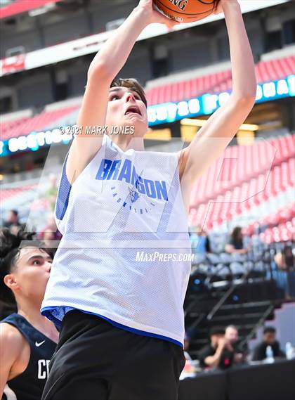 Thumbnail 1 in Branson vs, Saugus - Section 7 Basketball Tournament photogallery.