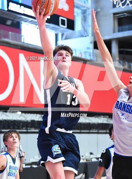 Thumbnail 3 in Branson vs, Saugus - Section 7 Basketball Tournament photogallery.