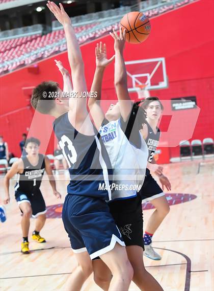 Thumbnail 2 in Branson vs, Saugus - Section 7 Basketball Tournament photogallery.
