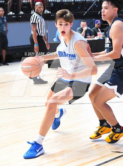 Thumbnail 2 in Branson vs, Saugus - Section 7 Basketball Tournament photogallery.