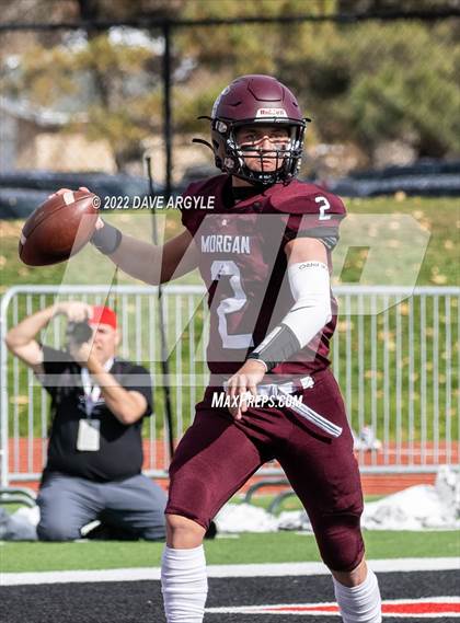 Thumbnail 3 in Grantsville vs. Morgan (UHSAA 3A Semifinal) photogallery.