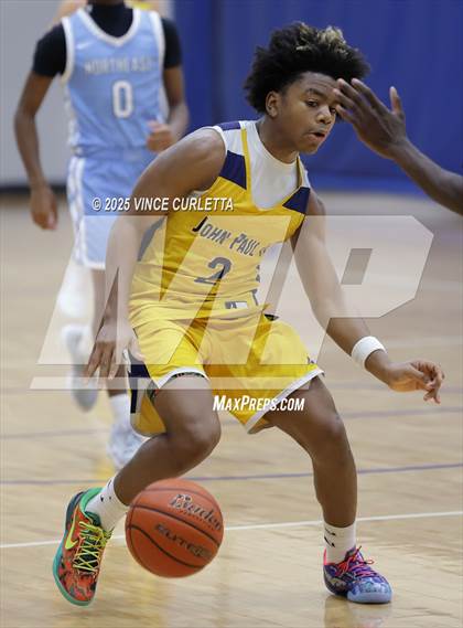 Thumbnail 1 in Northeast Early College vs. John Paul II (Lobo Pack Attack Classic) photogallery.