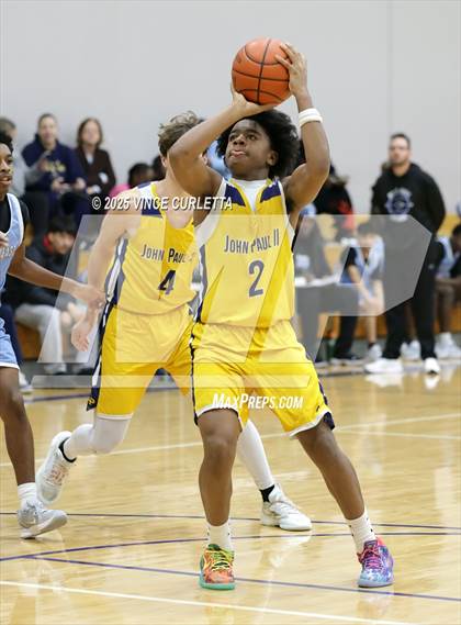 Thumbnail 3 in Northeast Early College vs. John Paul II (Lobo Pack Attack Classic) photogallery.