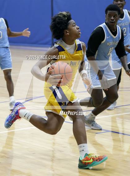 Thumbnail 3 in Northeast Early College vs. John Paul II (Lobo Pack Attack Classic) photogallery.