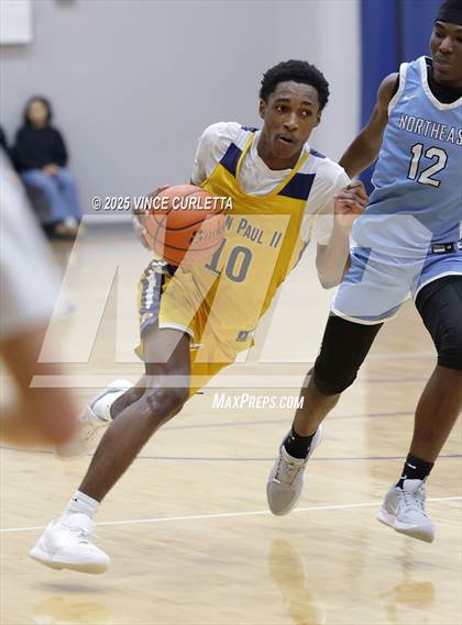 Thumbnail 3 in Northeast Early College vs. John Paul II (Lobo Pack Attack Classic) photogallery.