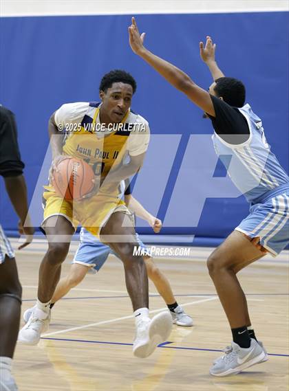 Thumbnail 3 in Northeast Early College vs. John Paul II (Lobo Pack Attack Classic) photogallery.