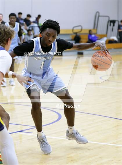 Thumbnail 2 in Northeast Early College vs. John Paul II (Lobo Pack Attack Classic) photogallery.