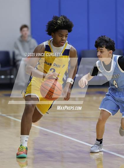 Thumbnail 2 in Northeast Early College vs. John Paul II (Lobo Pack Attack Classic) photogallery.