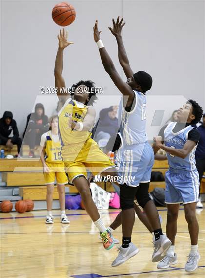 Thumbnail 3 in Northeast Early College vs. John Paul II (Lobo Pack Attack Classic) photogallery.