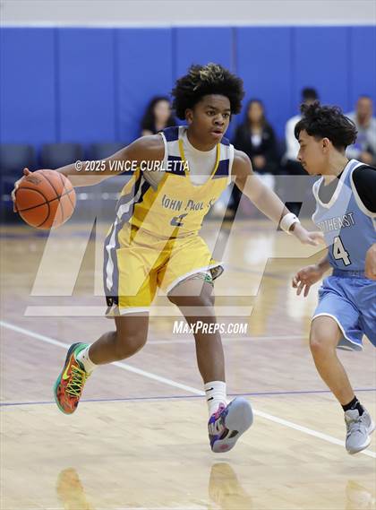 Thumbnail 3 in Northeast Early College vs. John Paul II (Lobo Pack Attack Classic) photogallery.