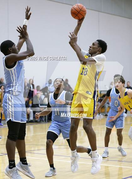 Thumbnail 2 in Northeast Early College vs. John Paul II (Lobo Pack Attack Classic) photogallery.