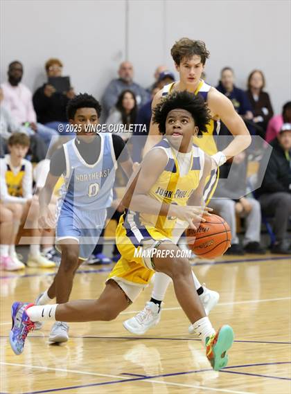 Thumbnail 1 in Northeast Early College vs. John Paul II (Lobo Pack Attack Classic) photogallery.