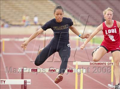 Thumbnail 1 in CIF SJS D1 Championships (Hurdle Events - Day 1) photogallery.