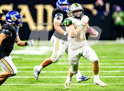 Thumbnail 1 in St. Charles Catholic vs. Calvary Baptist Academy (LHSAA Division III Select Final) photogallery.