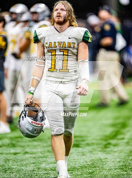 Thumbnail 2 in St. Charles Catholic vs. Calvary Baptist Academy (LHSAA Division III Select Final) photogallery.