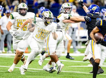Thumbnail 1 in St. Charles Catholic vs. Calvary Baptist Academy (LHSAA Division III Select Final) photogallery.