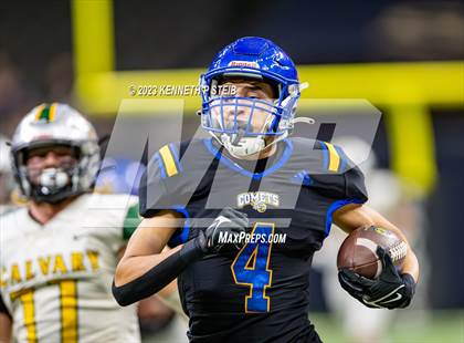 Thumbnail 2 in St. Charles Catholic vs. Calvary Baptist Academy (LHSAA Division III Select Final) photogallery.