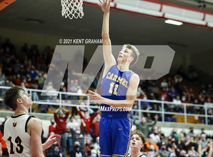 Thumbnail 1 in Carmel vs Lafayette Jefferson (IHSAA 4A Regional Championship) photogallery.