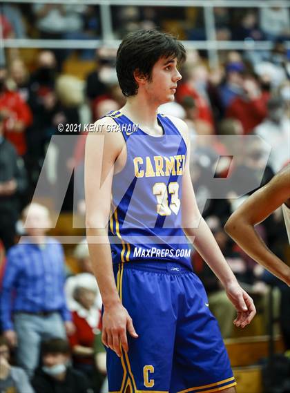 Thumbnail 3 in Carmel vs Lafayette Jefferson (IHSAA 4A Regional Championship) photogallery.