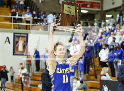 Thumbnail 3 in Carmel vs Lafayette Jefferson (IHSAA 4A Regional Championship) photogallery.