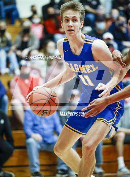 Thumbnail 2 in Carmel vs Lafayette Jefferson (IHSAA 4A Regional Championship) photogallery.