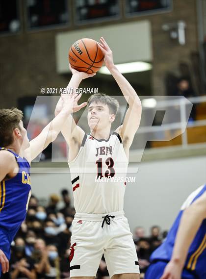Thumbnail 3 in Carmel vs Lafayette Jefferson (IHSAA 4A Regional Championship) photogallery.