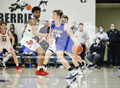 Thumbnail 1 in Carmel vs Lafayette Jefferson (IHSAA 4A Regional Championship) photogallery.