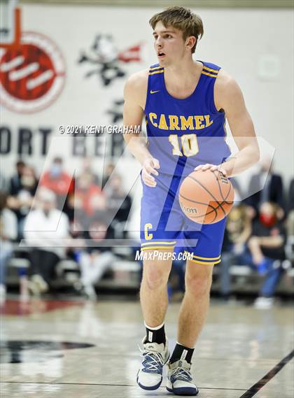 Thumbnail 2 in Carmel vs Lafayette Jefferson (IHSAA 4A Regional Championship) photogallery.