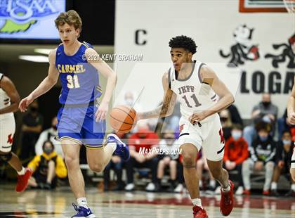 Thumbnail 1 in Carmel vs Lafayette Jefferson (IHSAA 4A Regional Championship) photogallery.