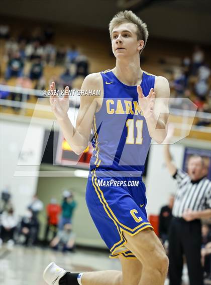 Thumbnail 3 in Carmel vs Lafayette Jefferson (IHSAA 4A Regional Championship) photogallery.