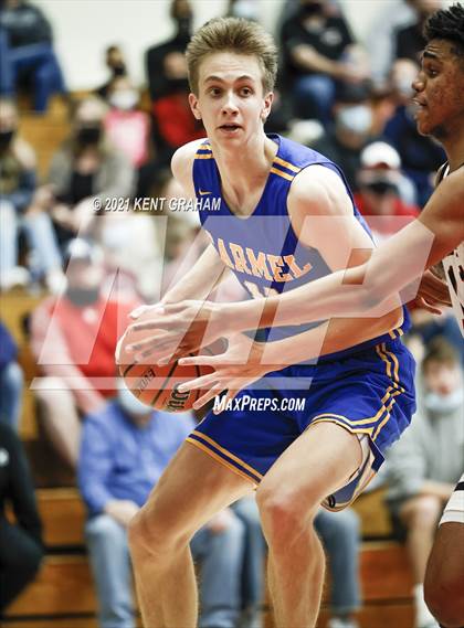 Thumbnail 3 in Carmel vs Lafayette Jefferson (IHSAA 4A Regional Championship) photogallery.