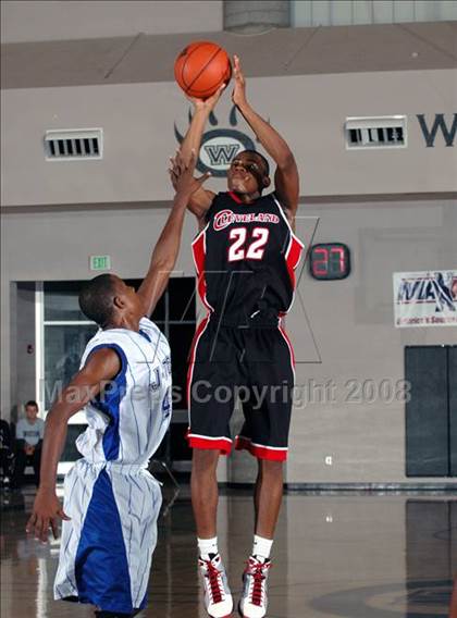 Thumbnail 2 in Jordan vs. Cleveland (Max Preps Holiday Classic) photogallery.