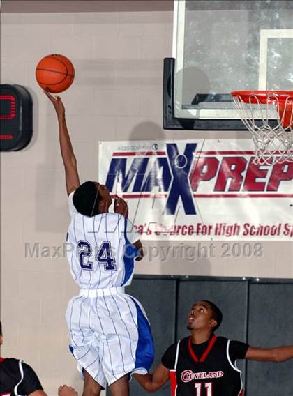 Thumbnail 3 in Jordan vs. Cleveland (Max Preps Holiday Classic) photogallery.