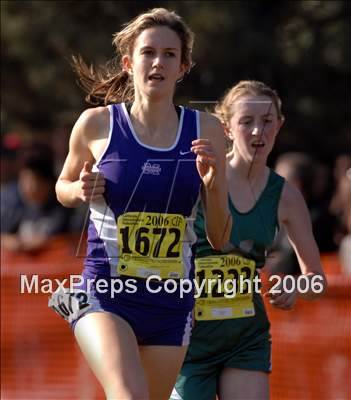 Thumbnail 1 in CIF State Cross Country Championships (D4 Girls) photogallery.