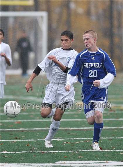 Thumbnail 2 in Suffield @ Abbott Tech (CIAC Class M Quarterfinal) photogallery.