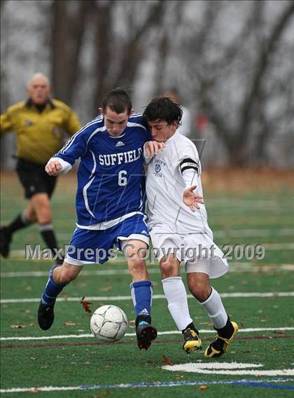 Thumbnail 3 in Suffield @ Abbott Tech (CIAC Class M Quarterfinal) photogallery.