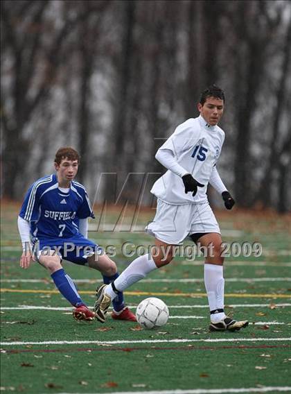 Thumbnail 2 in Suffield @ Abbott Tech (CIAC Class M Quarterfinal) photogallery.