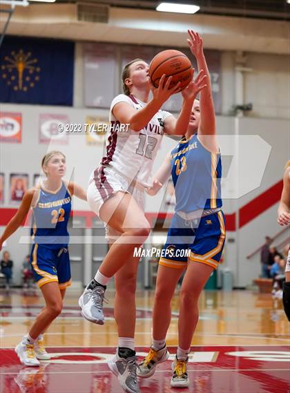 Thumbnail 1 in Danville vs. Crawfordsville (IHSAA 3A Sectional Semifinal) photogallery.