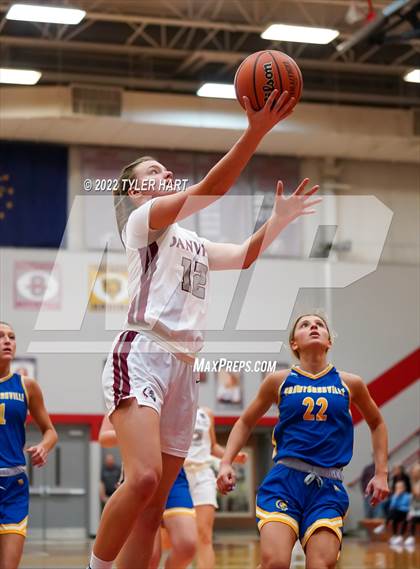 Thumbnail 2 in Danville vs. Crawfordsville (IHSAA 3A Sectional Semifinal) photogallery.